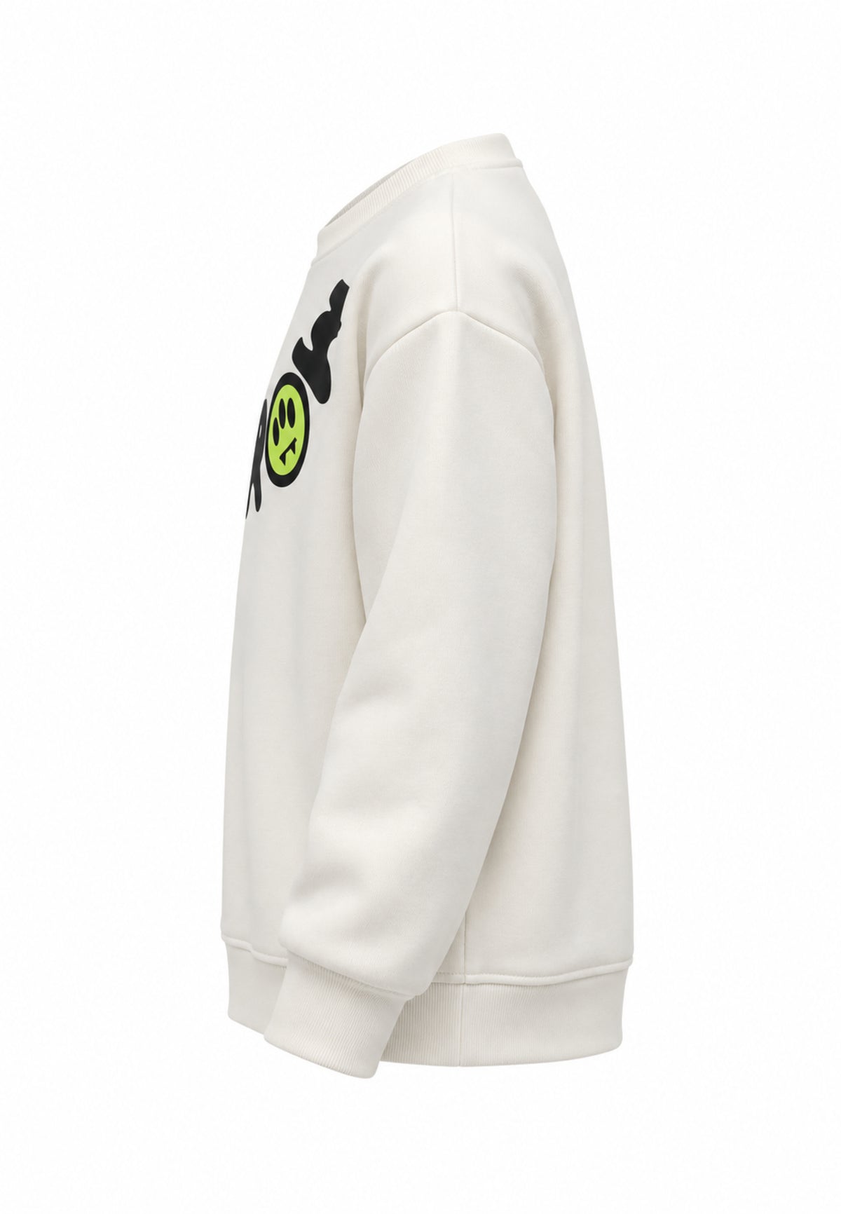 BARROW Felpa PANNA GIROCOLLO CON LOGO Bambini e ragazzi F6BKJUSW039.PANNA_