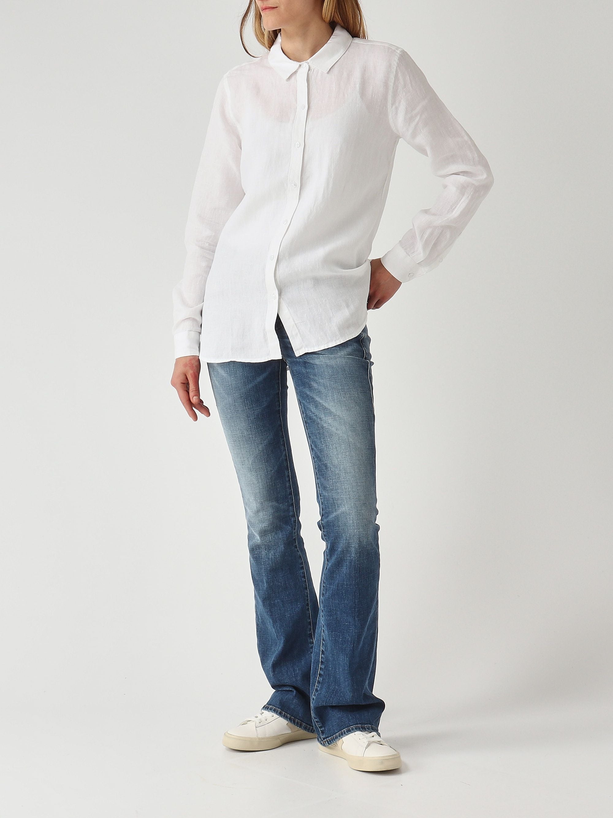 Barbour Camici donna Marine in lino
