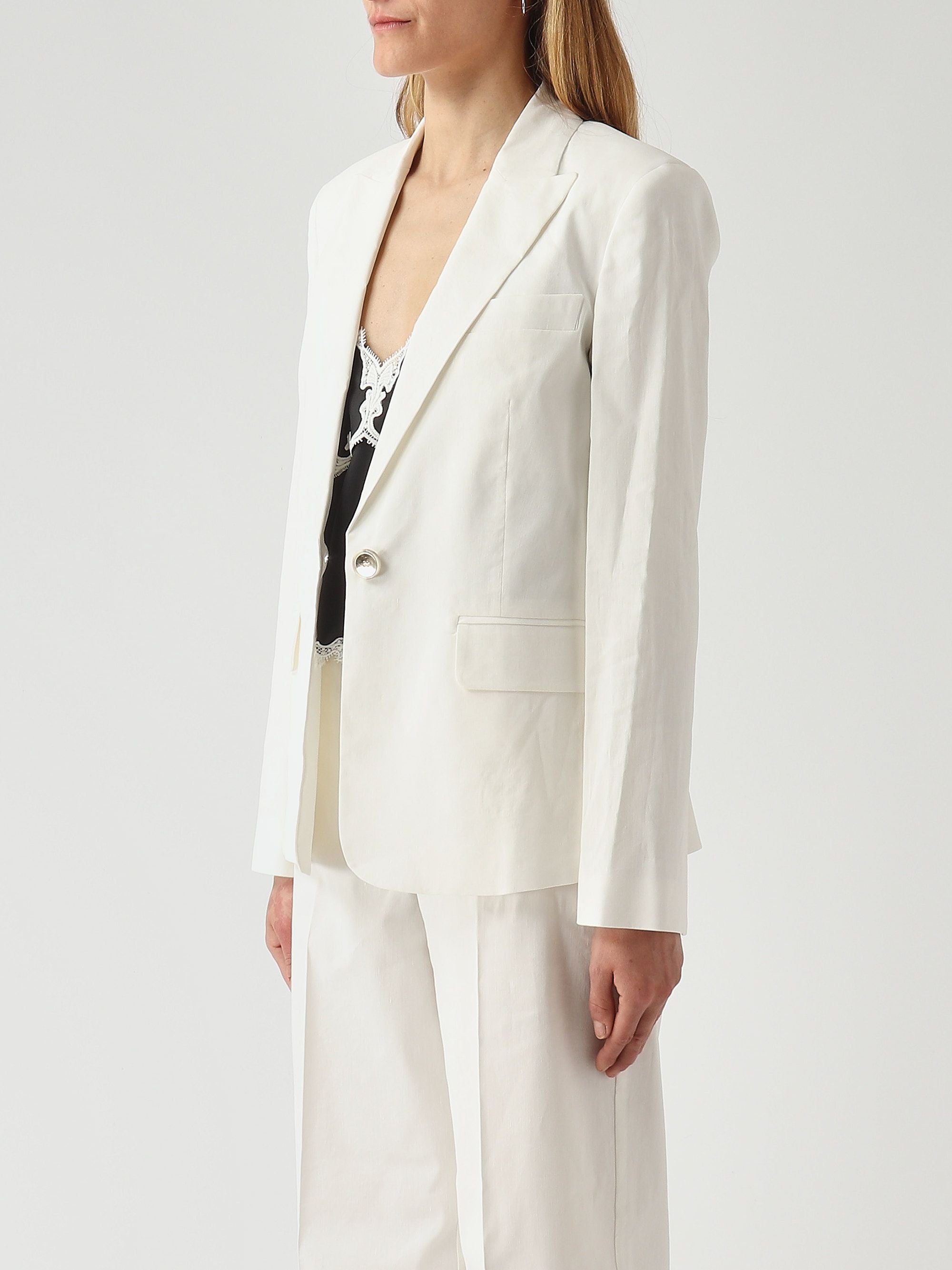 Pinko Blazer donna Freda in misto lino stretch