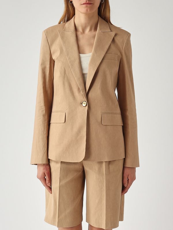 Pinko Blazer donna Freda in misto lino stretch