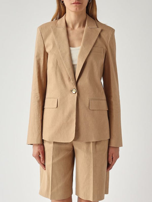 Pinko Blazer donna Freda in misto lino stretch