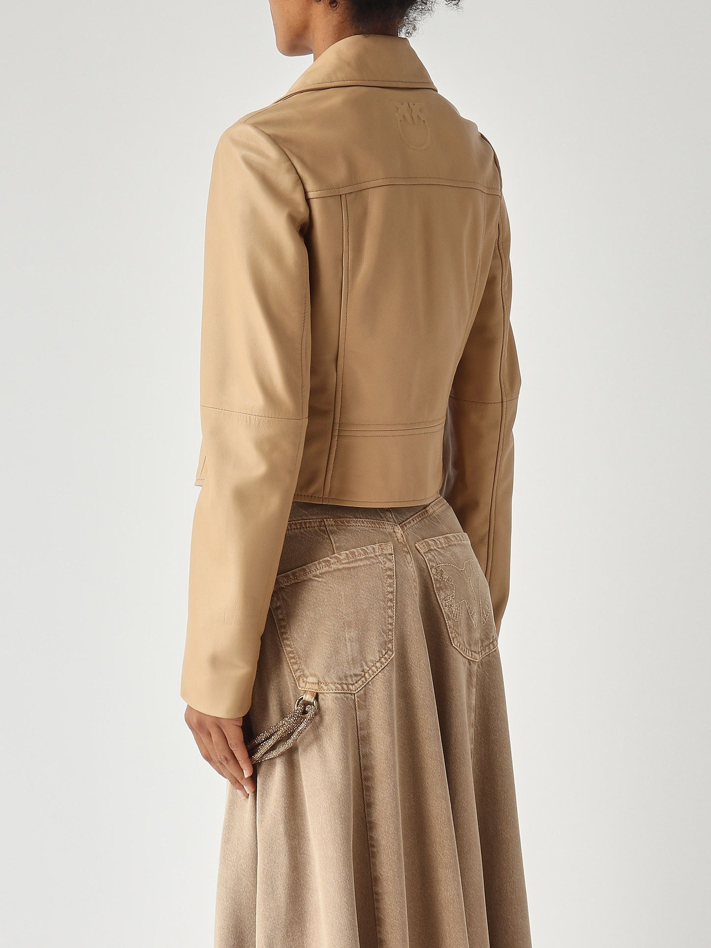 Pinko Giacca donna New Sensible in pelle nappa