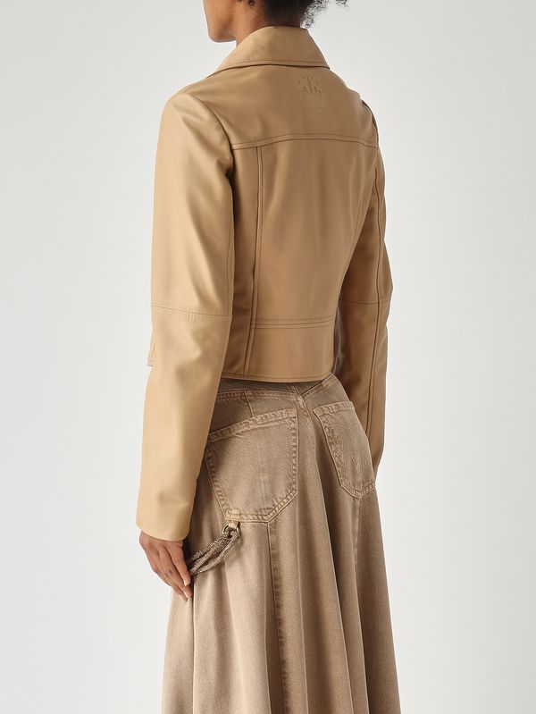 Pinko Giacca donna New Sensible in pelle nappa