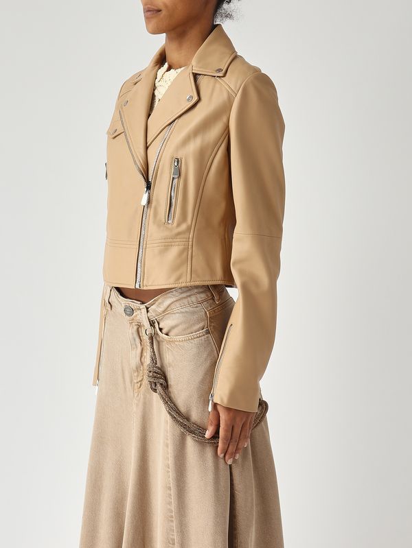 Pinko Giacca donna New Sensible in pelle nappa