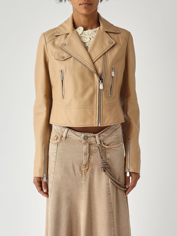 Pinko Giacca donna New Sensible in pelle nappa