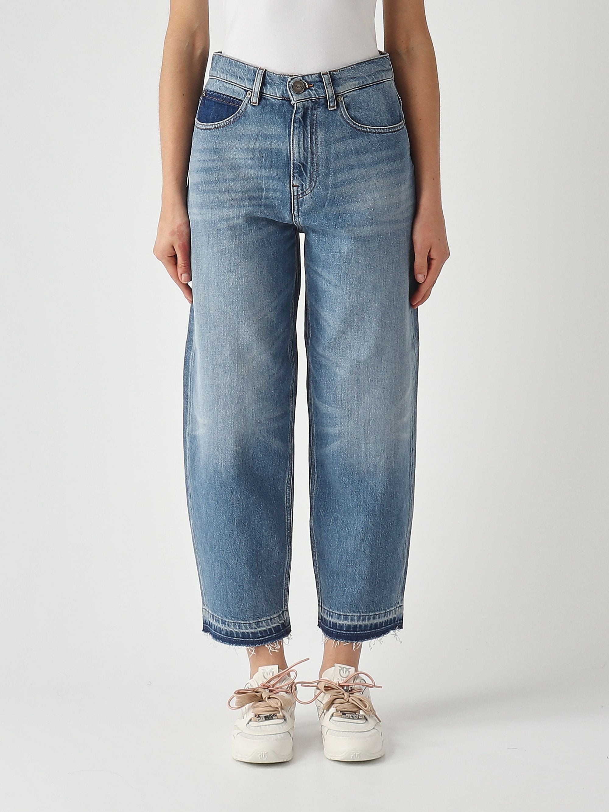 Pinko Jeans donna Estelle Egg in misto cotone