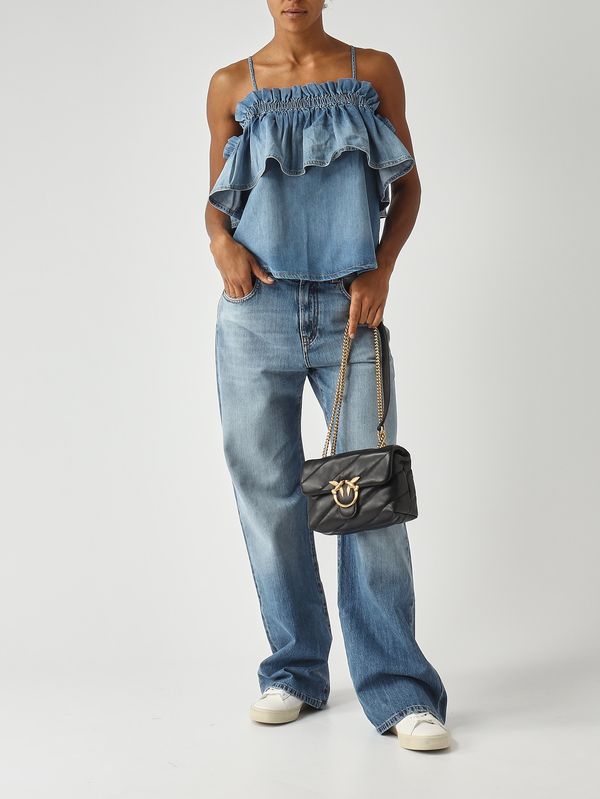 Pinko Jeans donna Wanda in denim di cotone