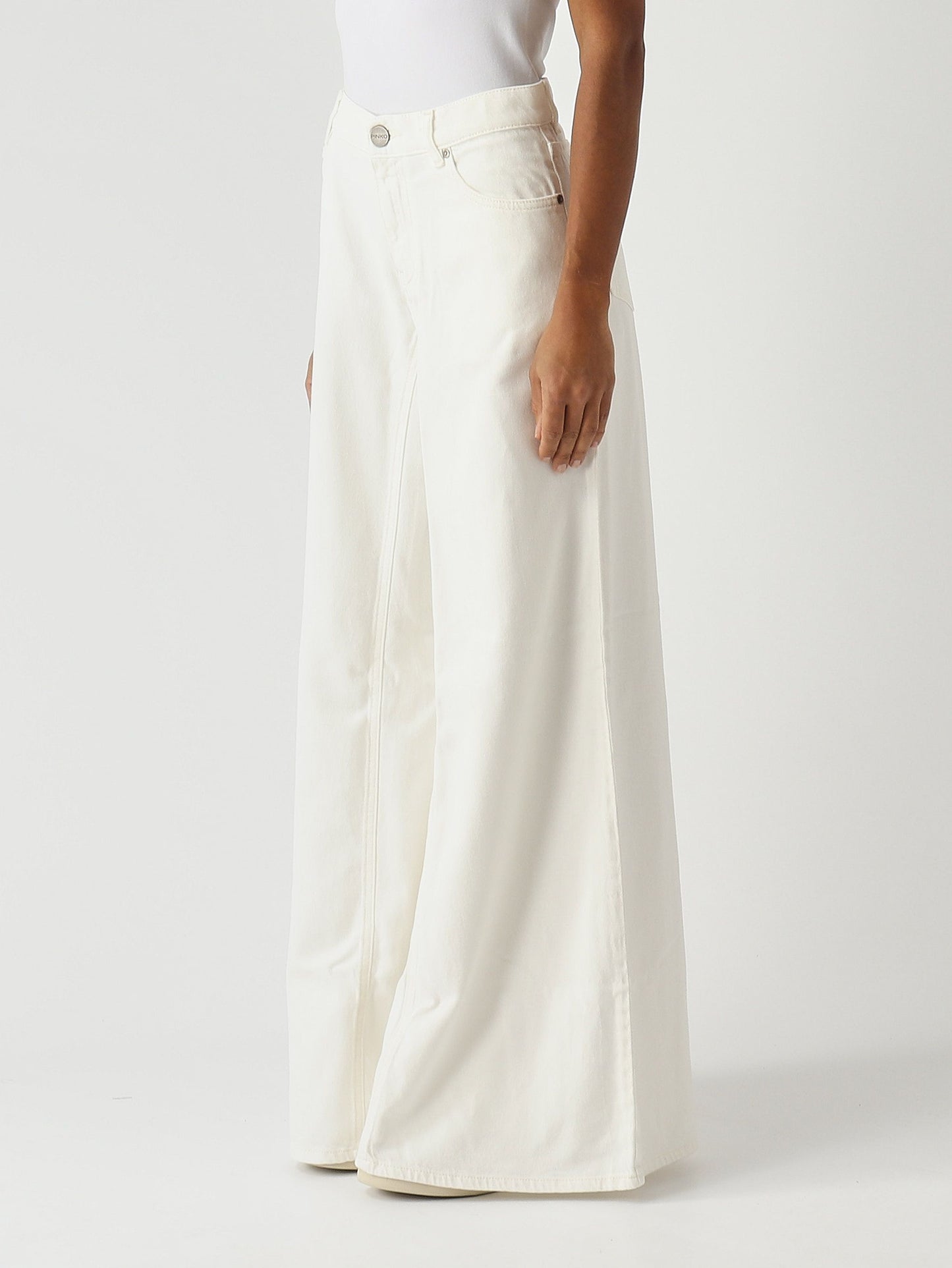 Pinko Jeans donna in lyocell e cotone