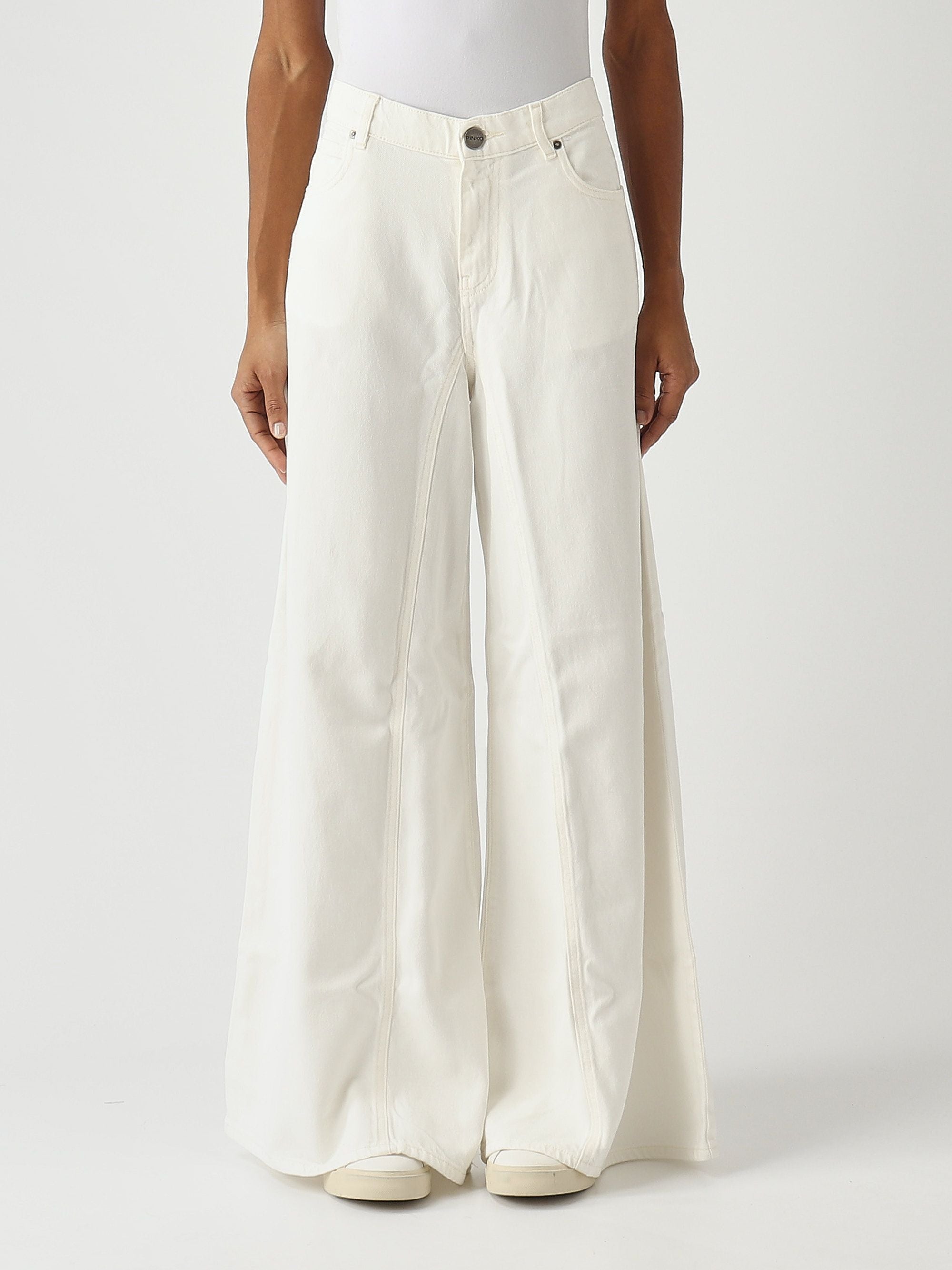 Pinko Jeans donna in lyocell e cotone
