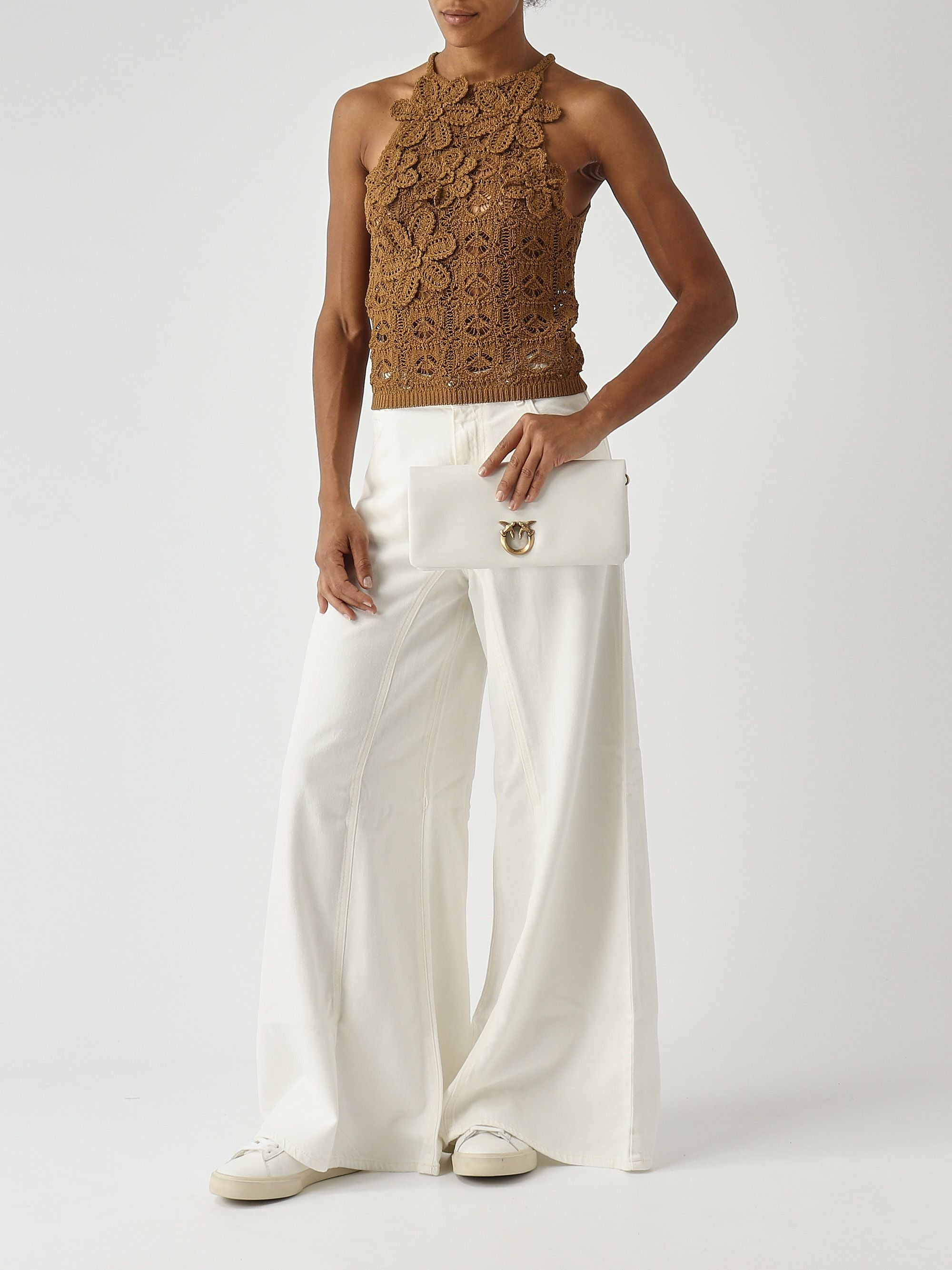 Pinko Jeans donna in lyocell e cotone