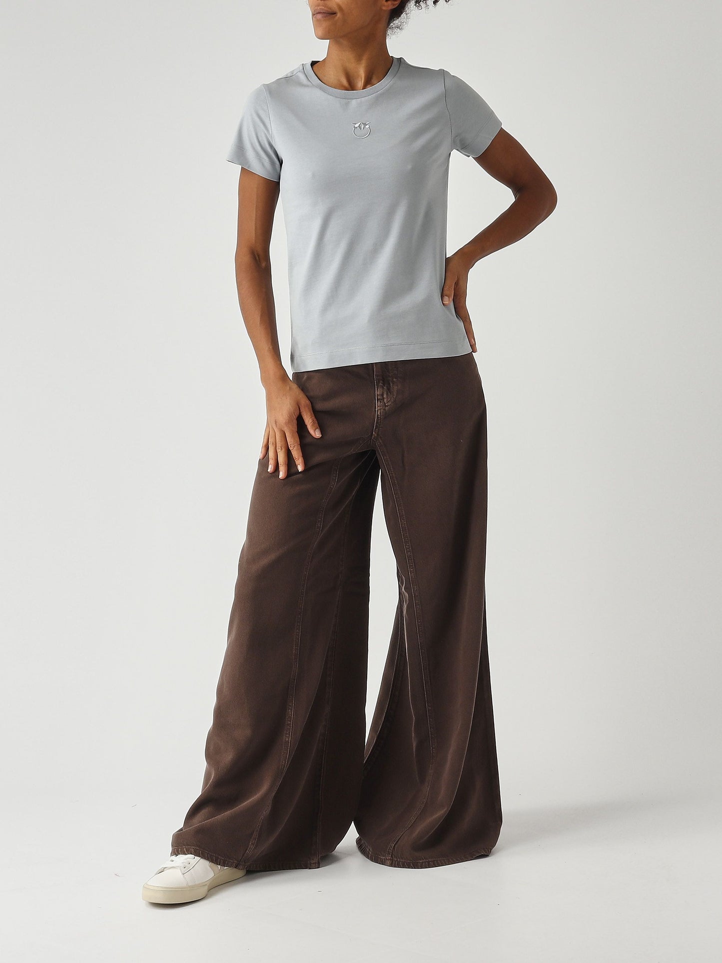 Pinko Jeans donna in lyocell e cotone
