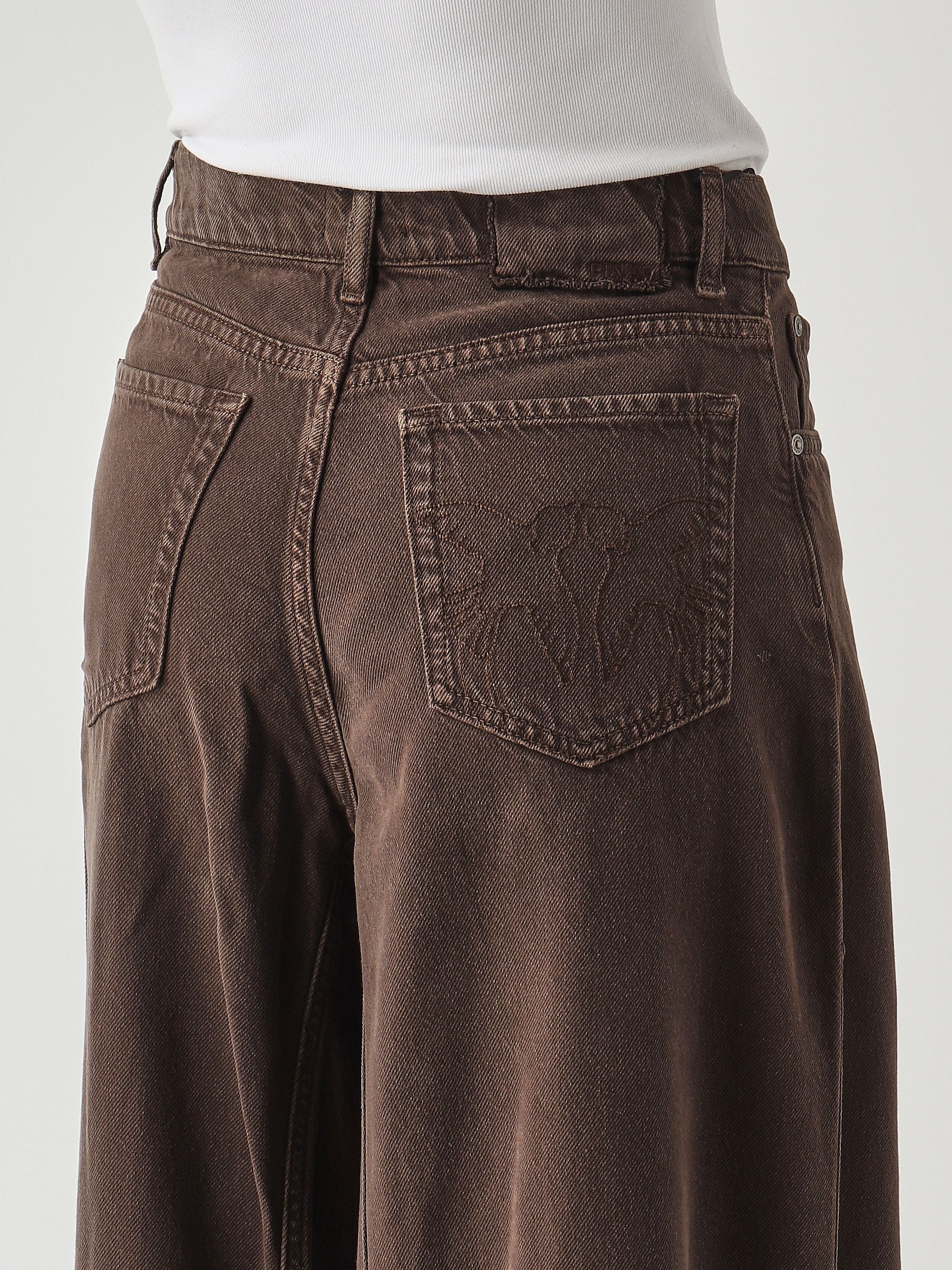 Pinko Jeans donna in lyocell e cotone