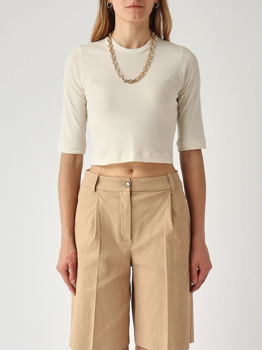 Pinko Maglia donna Kimberly in crêpe di cotone stretch