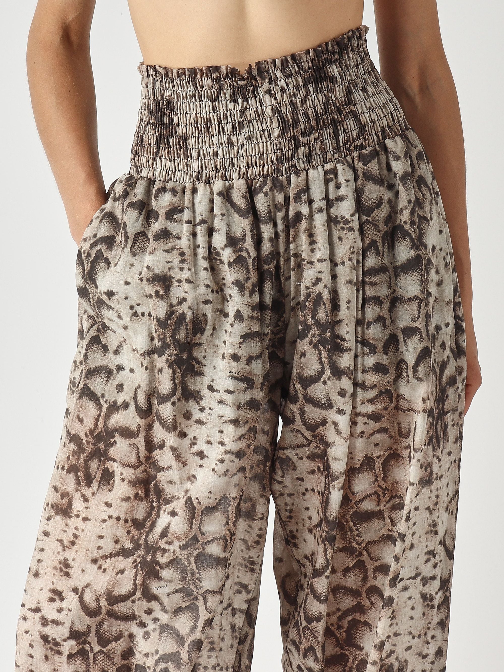 Pinko Pantalone donna in mussola di cotone