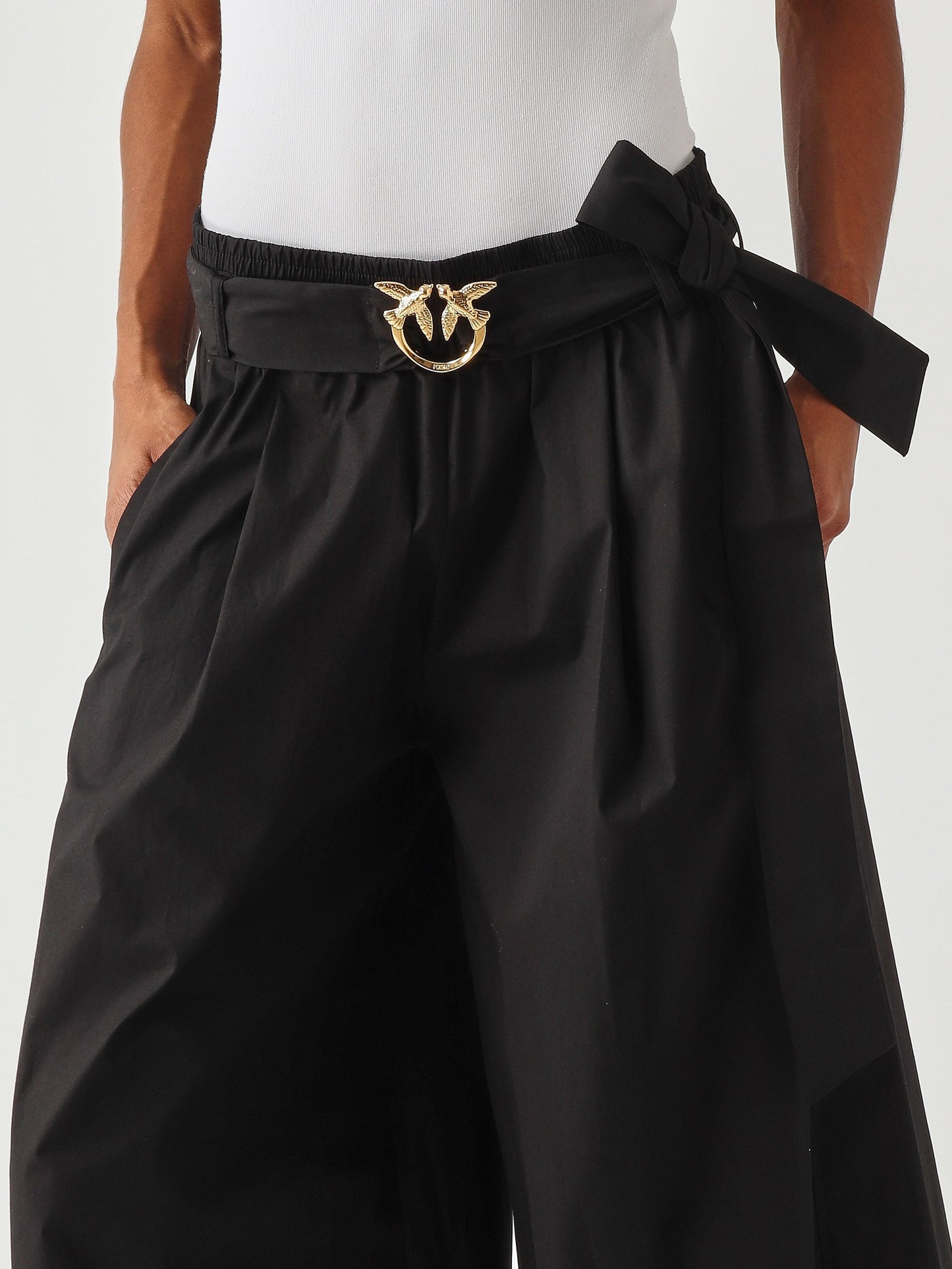Pinko Pantalone donna Doreen in cotone stretch