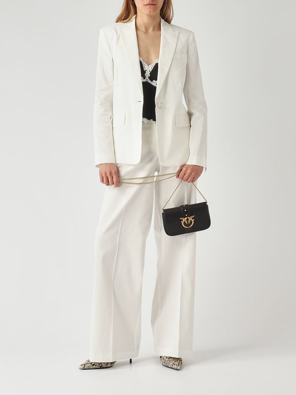 Pinko Pantalone donna Jacopone in misto lino stretch