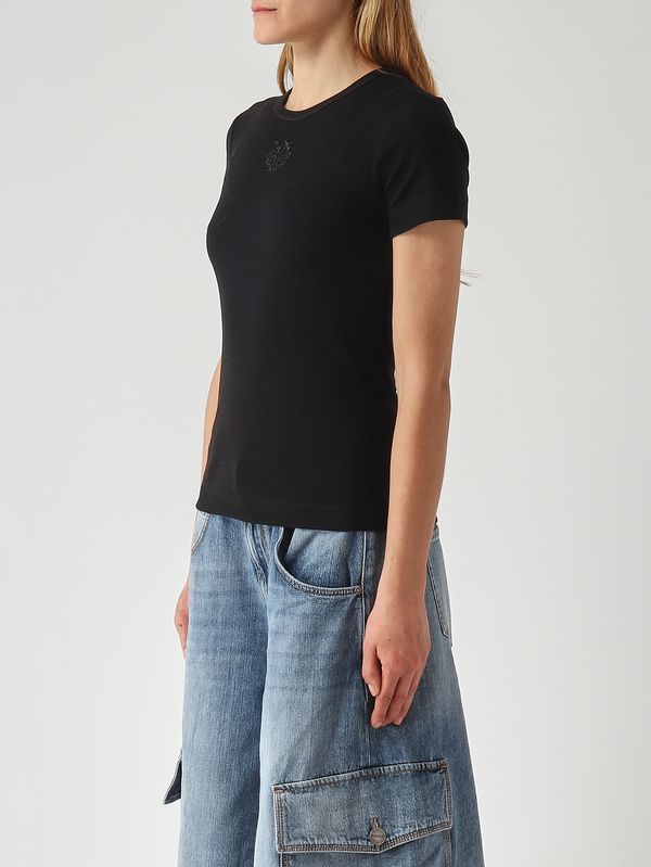 Pinko T-shirt donna Brughero in cotone stretch