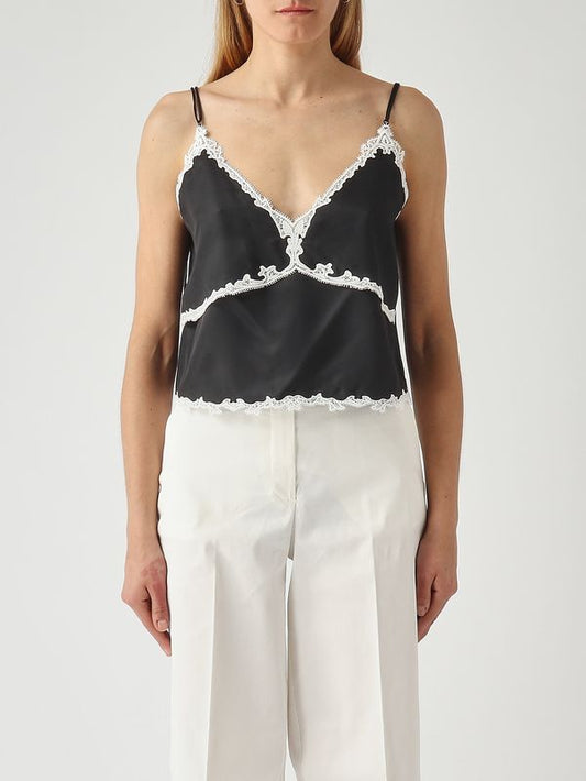 Pinko Top donna Canazei in twill effetto seta