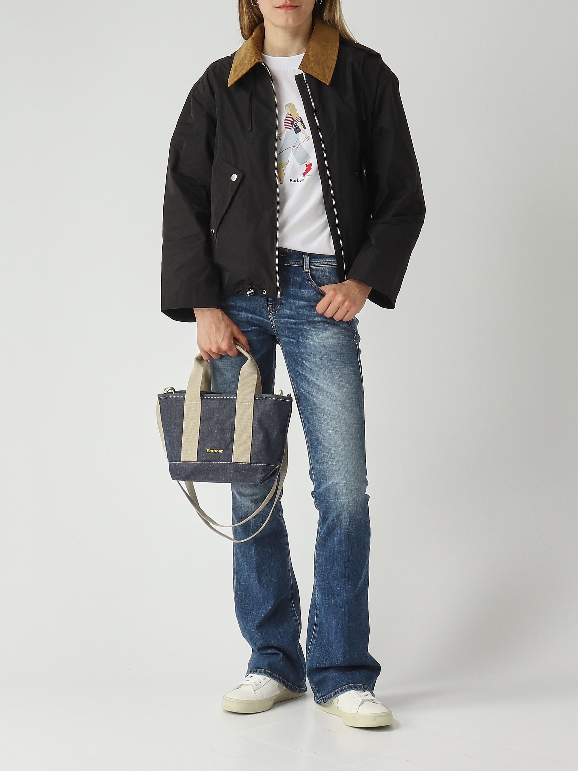 T-shirt donna Derwent in cotone lts0713 Bianco