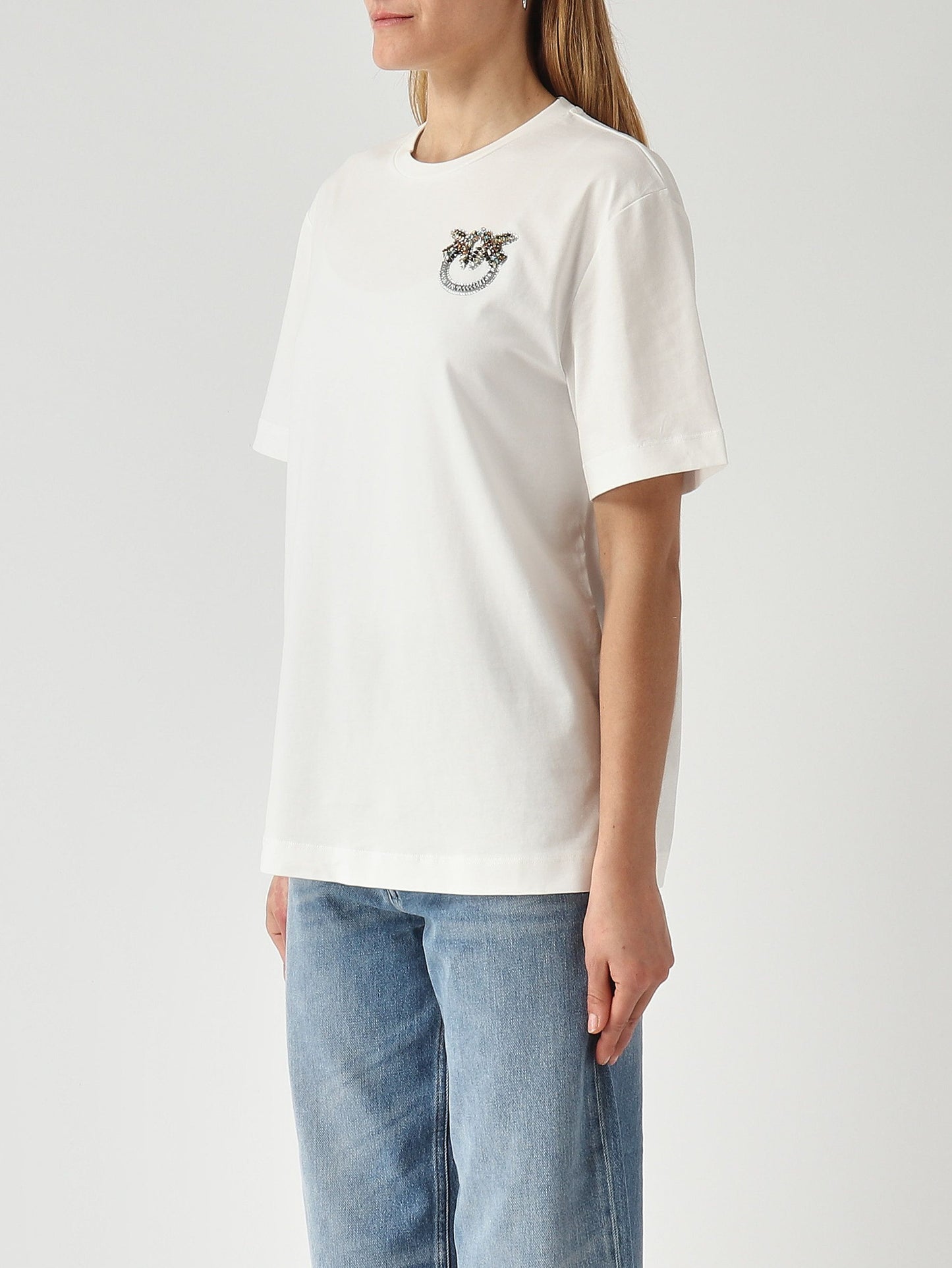 Pinko T-shirt donna Strepitoso in cotone