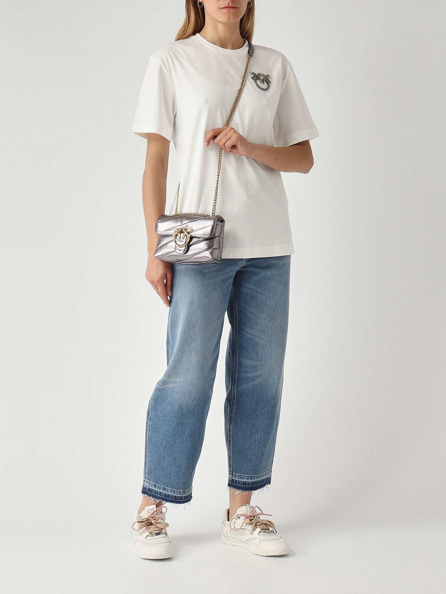 Pinko T-shirt donna Strepitoso in cotone