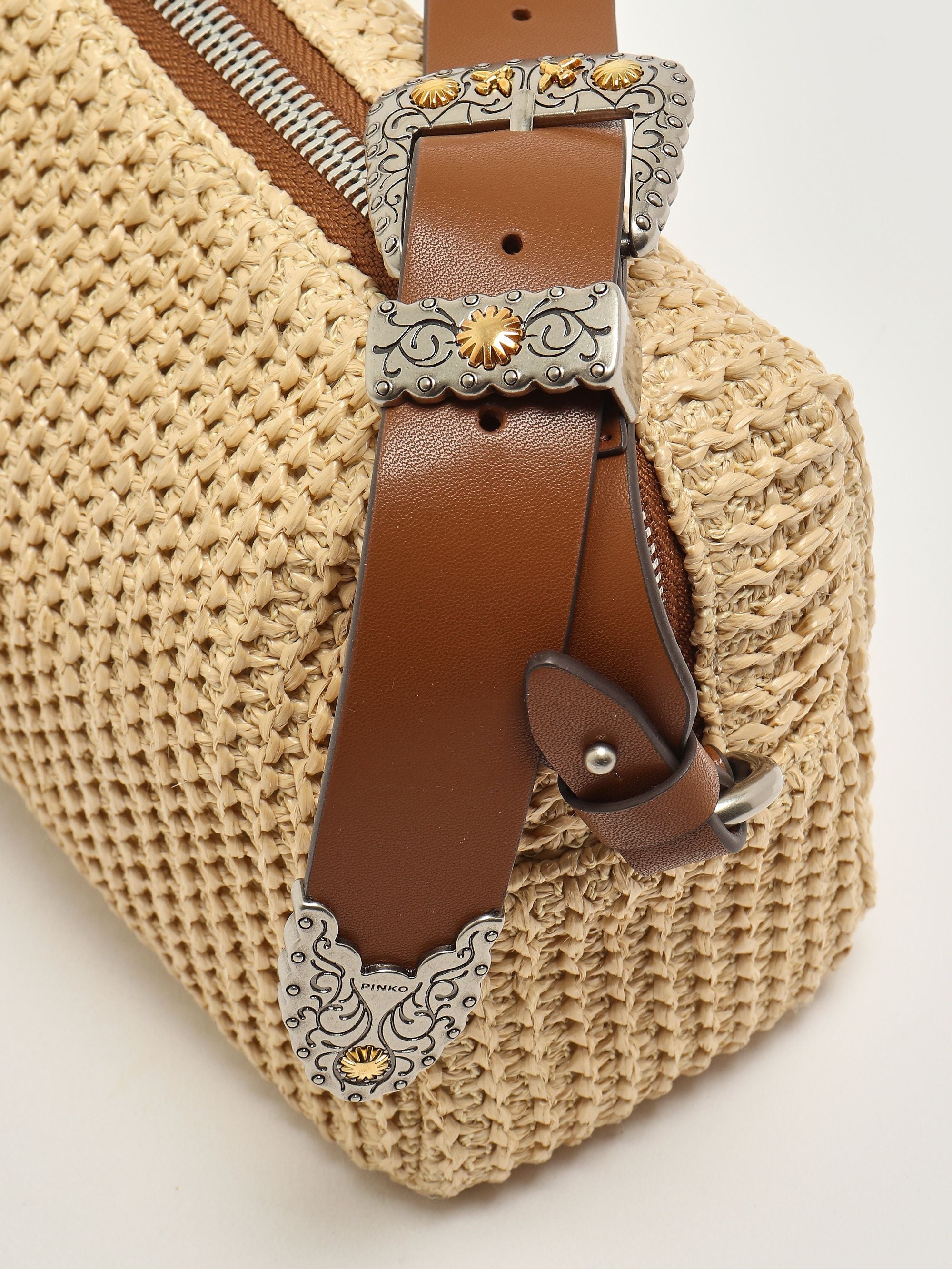 Pinko Borsa donna Trittico in rafia Dimensioni: 26 x 15 x 9 cm 73% Paglia 27% Poliestere