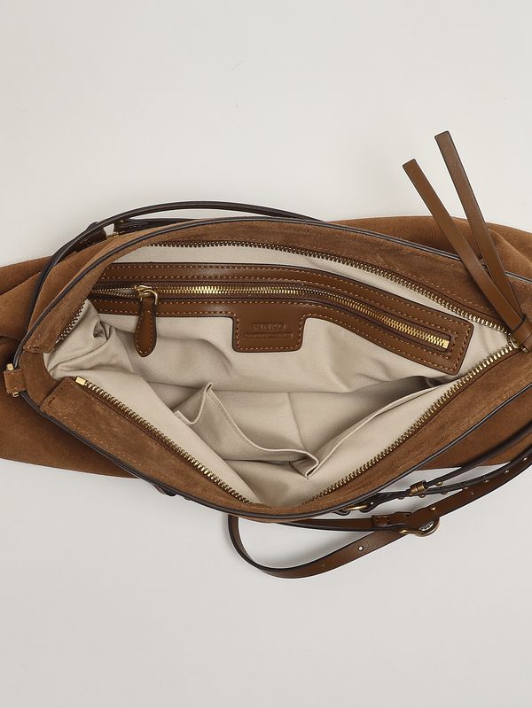 Pinko Borsa donna Belt Bag Big Suede in pelle scamosciata | Dimensioni: 40 x 25 x 3 cm 100% pelle