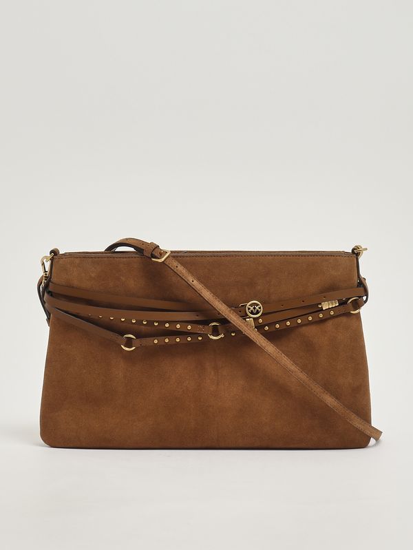 Pinko Borsa donna Belt Bag Big Suede in pelle scamosciata | Dimensioni: 40 x 25 x 3 cm 100% pelle