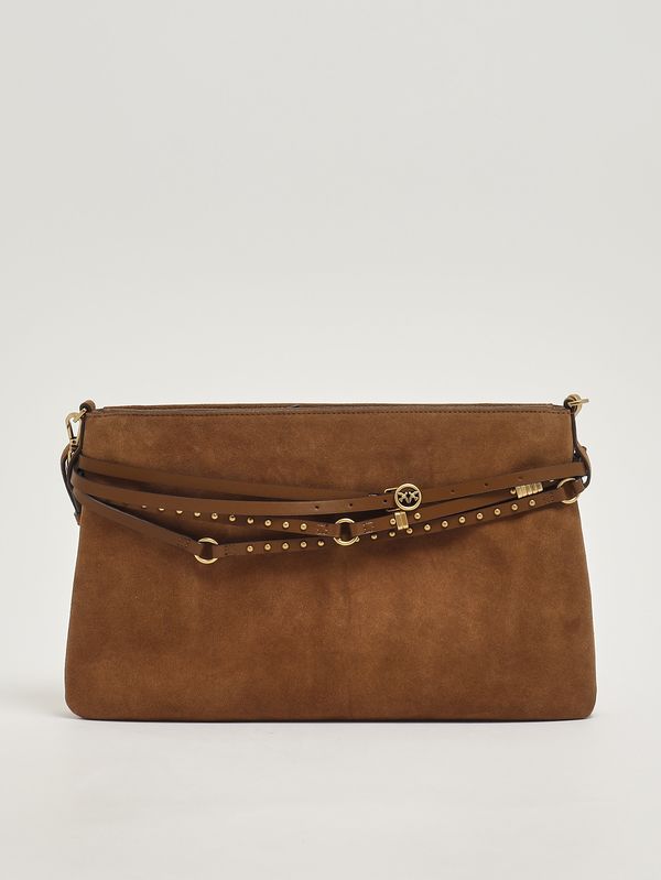 Pinko Borsa donna Belt Bag Big Suede in pelle scamosciata Dimensioni: 40 x 25 x 3 cm 100% pelle