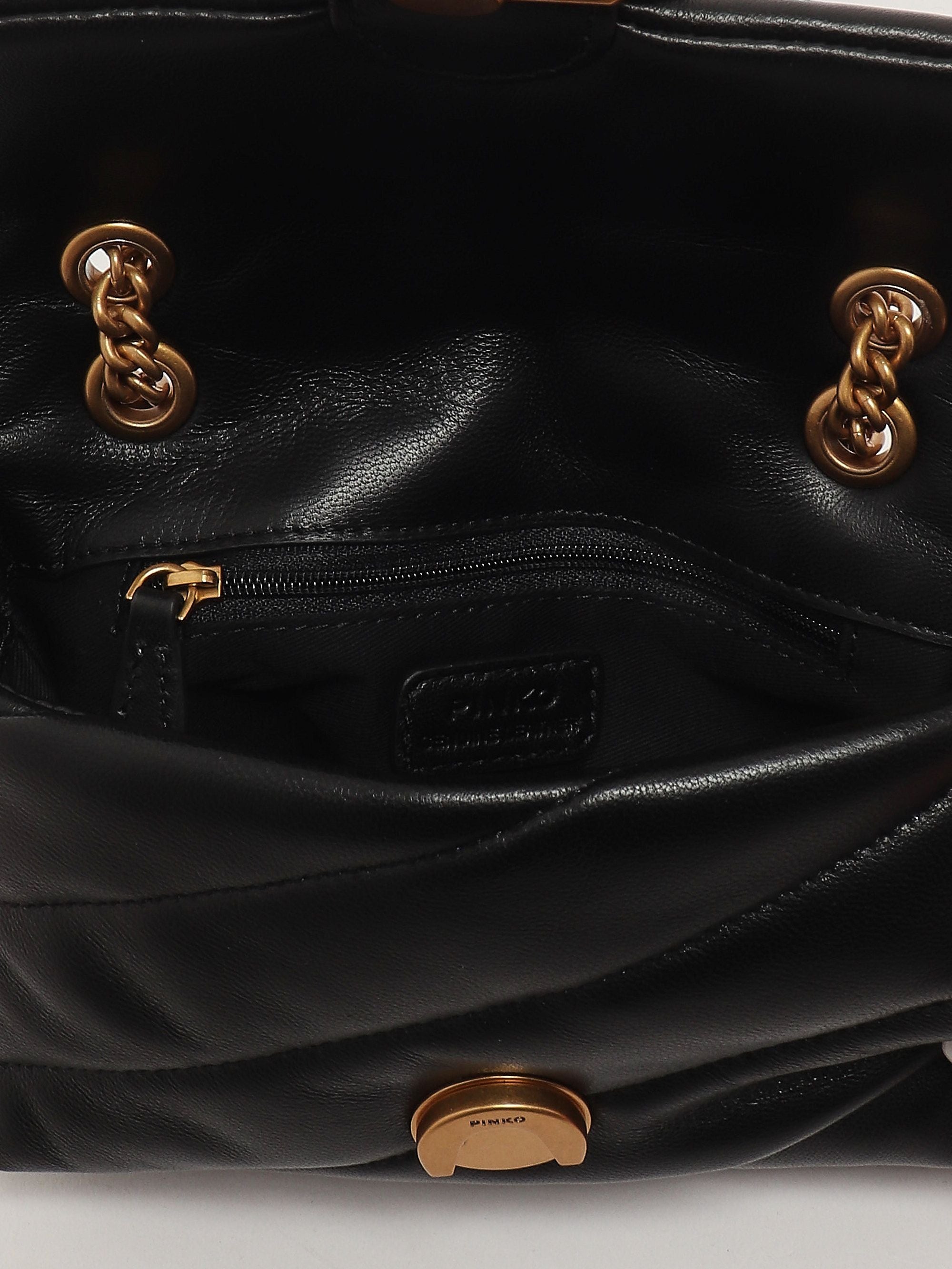 Pinko Borsa donna Love Puff Baby CL in pelle - Dimensioni: 17,5 x 12 x 6 cm 100% pelle