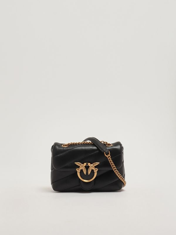 Pinko Borsa donna Love Puff Baby CL in pelle - Dimensioni: 17,5 x 12 x 6 cm 100% pelle
