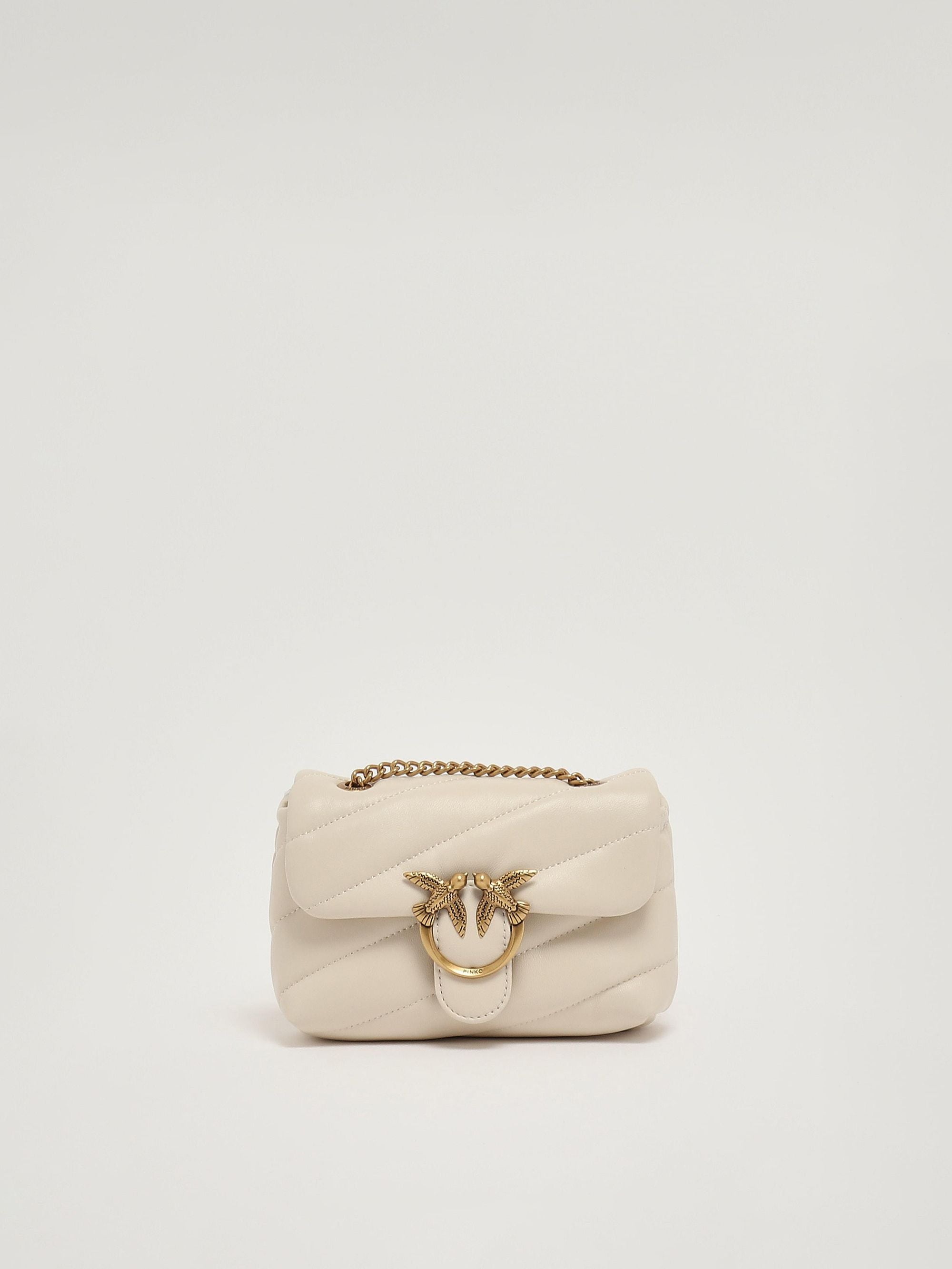 Pinko Borsa donna Love Puff Baby CL in pelle - Dimensioni: 17,5 x 12 x 6 cm 100% pelle