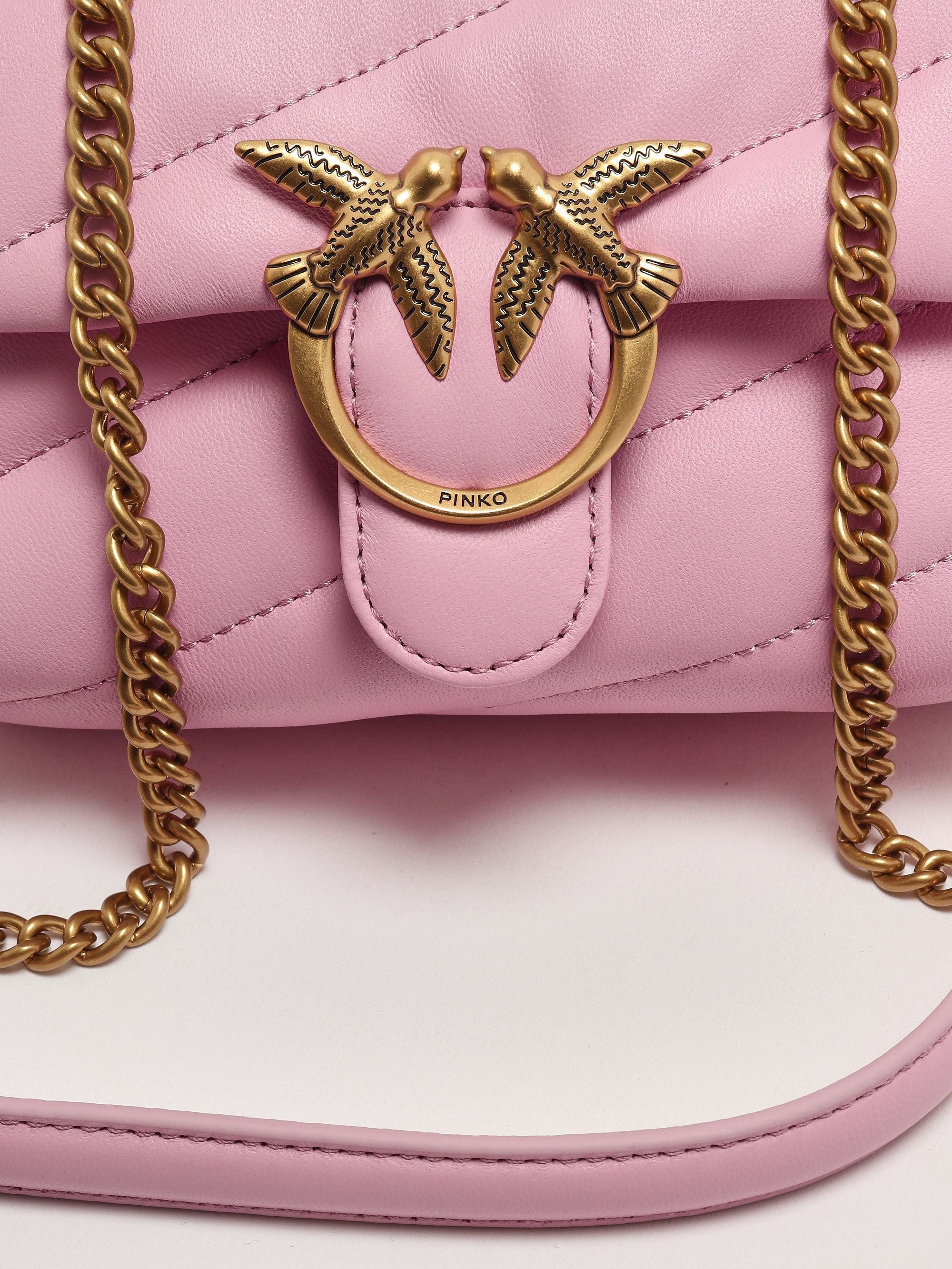 Pinko Borsa donna Love Puff Baby CL in pelle - Dimensioni: 17,5 x 12 x 6 cm 100% pelle