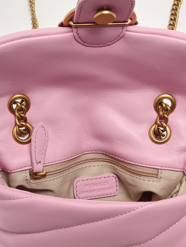 Pinko Borsa donna Love Puff Baby CL in pelle - Dimensioni: 17,5 x 12 x 6 cm 100% pelle