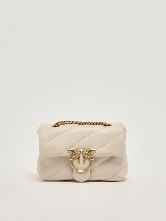 Pinko Borsa donna Love Puff Mini in pelle - Dimensioni: 22 x 16 x 9 cm 100% Leather