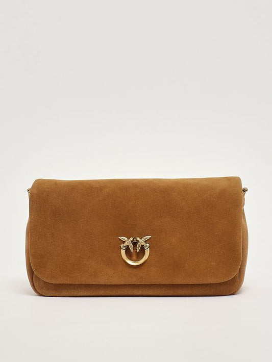 Pinko Borsa donna Click Soft Baguette in suede | Dimensioni: 30 x 18 x 12 cm 100% Pelle scamosciata