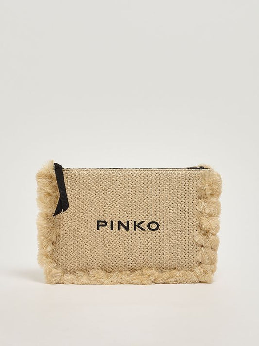 Pinko Borsa donna Flat Handle in rafia | Dimensioni: 31 x 21 x 2 cm 73% Paglia 27% Poliestere