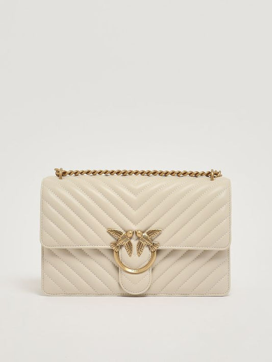 Pinko Borsa donna Love One Classic DC in pelle - Dimensioni: 26 x 15 x 7 cm 100% Pelle