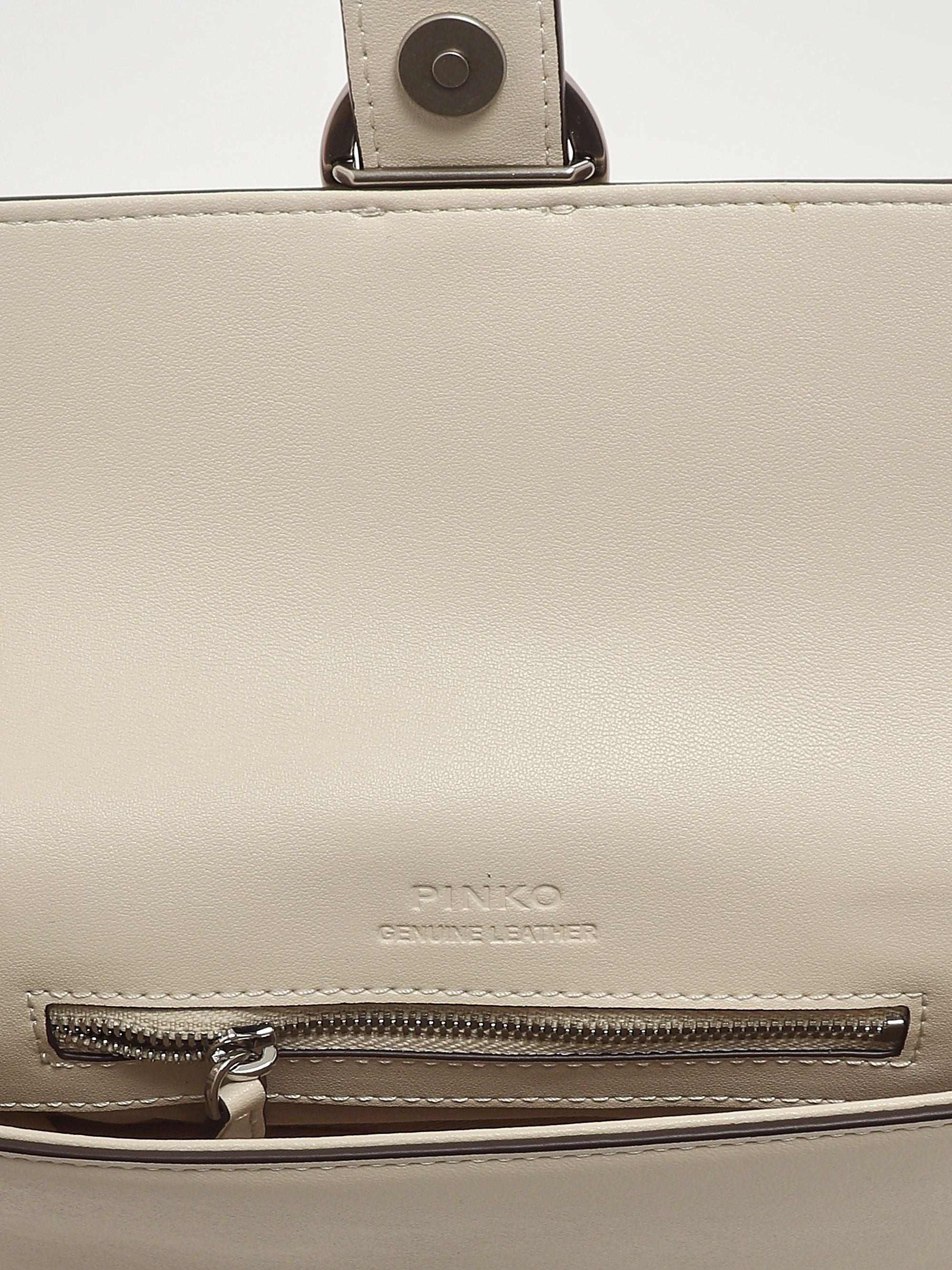 Pinko Borsa donna Love One Slouchy Baby in pelle - Dimensioni: 18 x 11 x 4 cm 100% Pelle