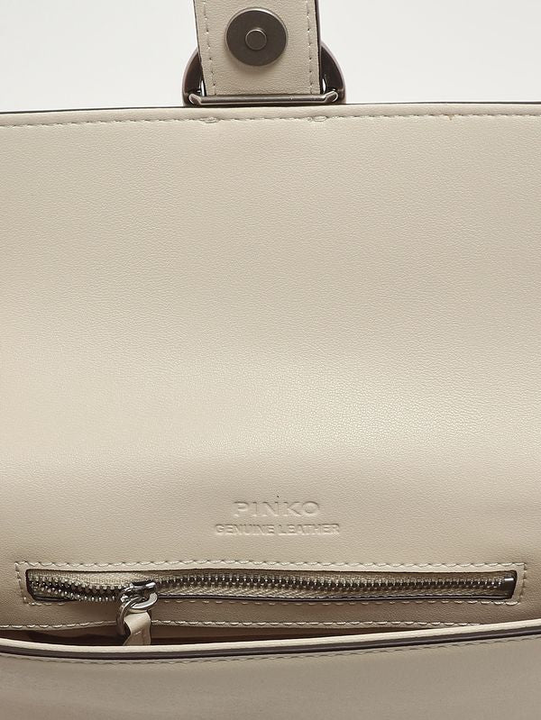 Pinko Borsa donna Love One Slouchy Baby in pelle - Dimensioni: 18 x 11 x 4 cm 100% Pelle