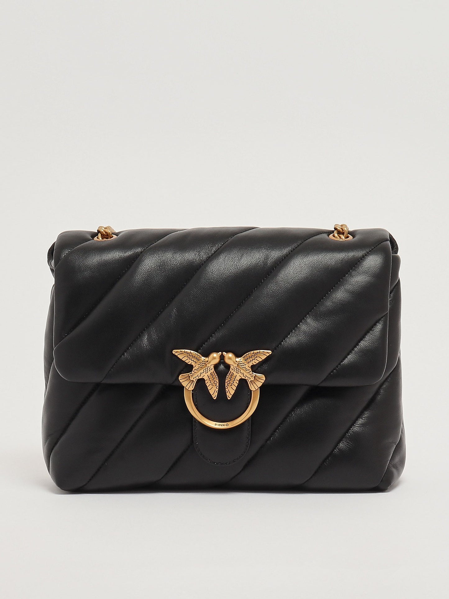 Pinko Borsa donna Love Puff Big CL in pelle - Dimensioni: 22 x 16 x 9 cm 100% Leather