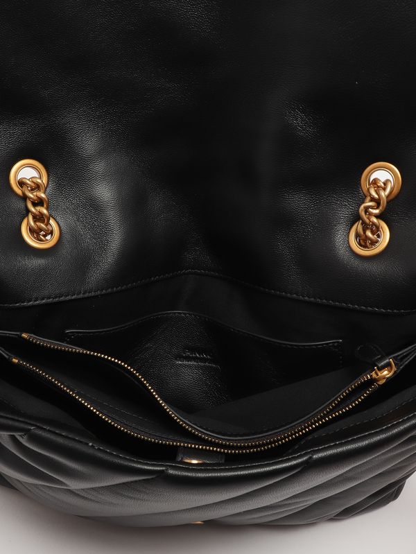 Pinko Borsa donna Love Puff Big CL in pelle - Dimensioni: 22 x 16 x 9 cm 100% Leather