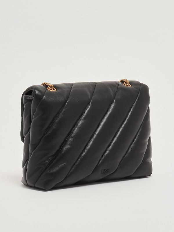 Pinko Borsa donna Love Puff Big CL in pelle - Dimensioni: 22 x 16 x 9 cm 100% Leather