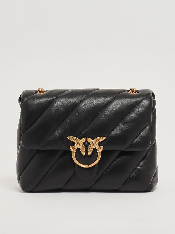 Pinko Borsa donna Love Puff Big CL in pelle - Dimensioni: 22 x 16 x 9 cm 100% Leather