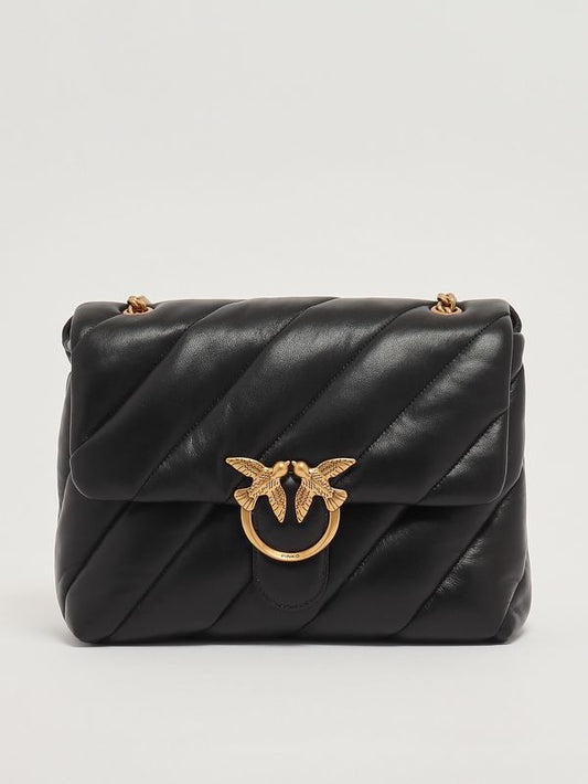 Pinko Borsa donna Love Puff Big CL in pelle - Dimensioni: 22 x 16 x 9 cm 100% Leather
