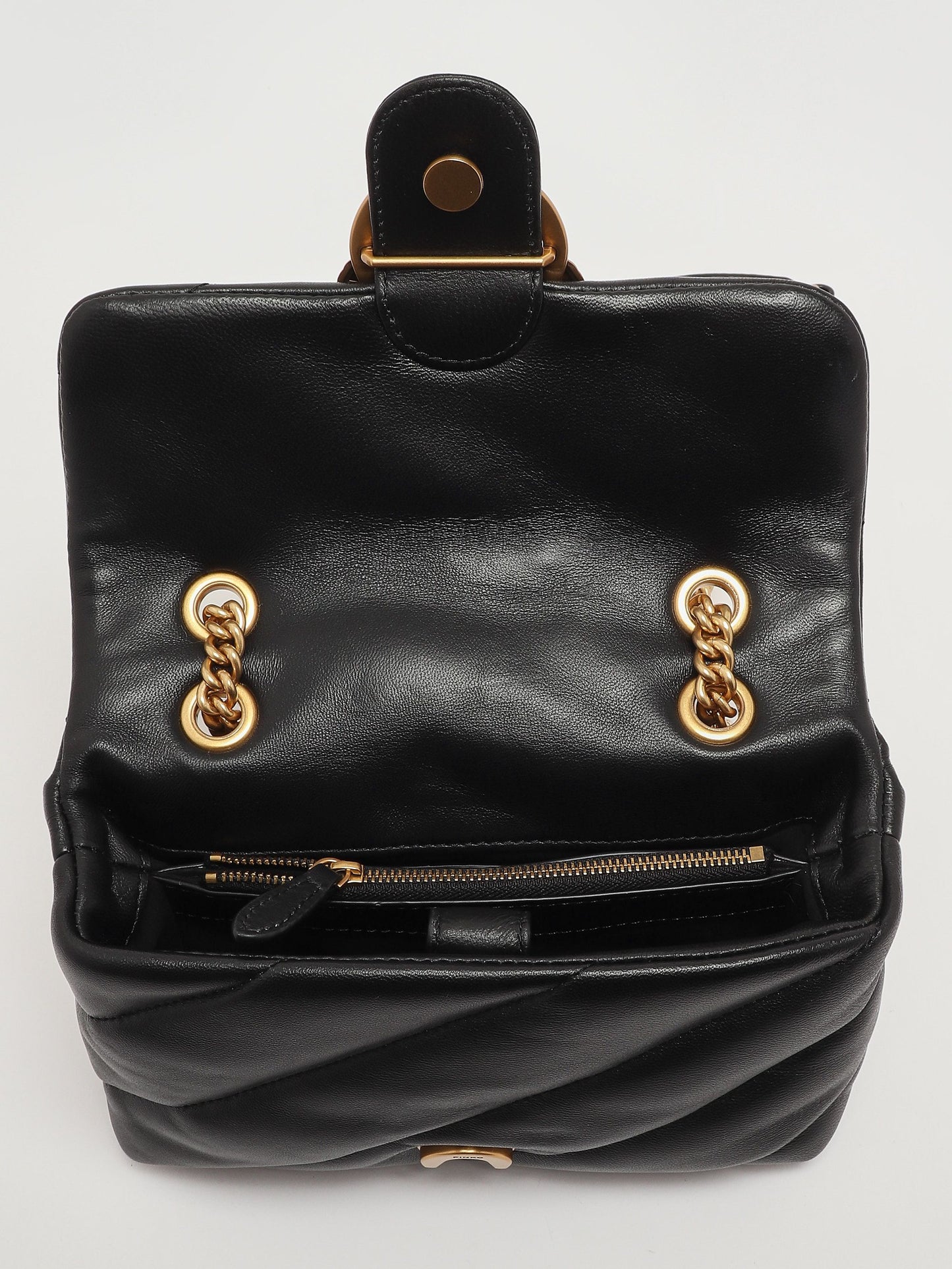 Pinko Borsa donna Love Puff Mini in pelle - Dimensioni: 22 x 16 x 9 cm 100% Leather
