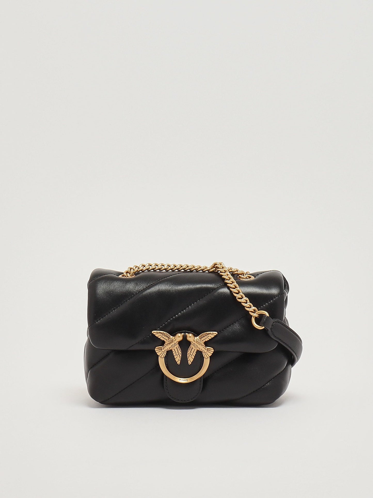 Pinko Borsa donna Love Puff Mini in pelle - Dimensioni: 22 x 16 x 9 cm 100% Leather