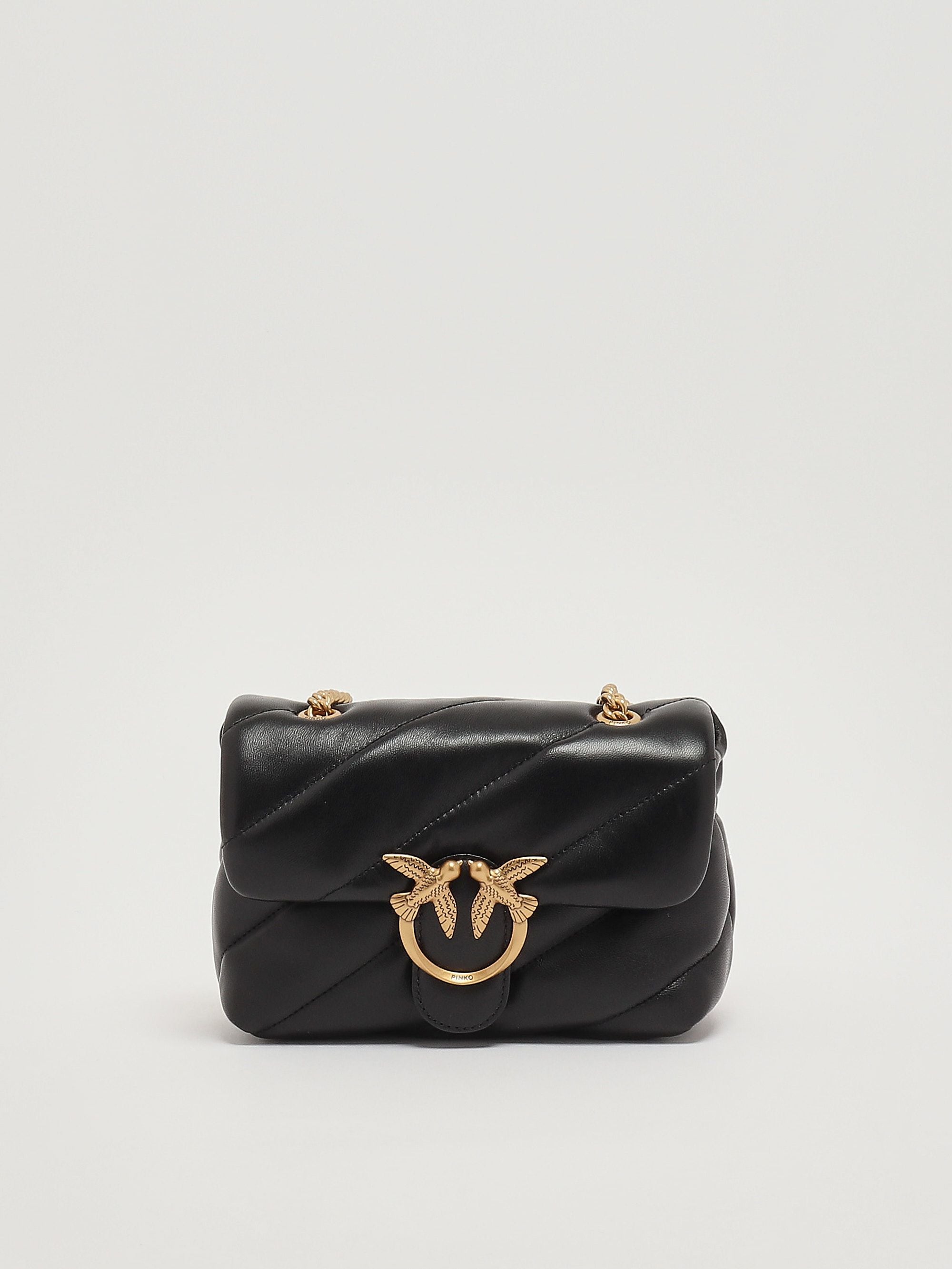 Pinko Borsa donna Love Puff Mini in pelle - Dimensioni: 22 x 16 x 9 cm 100% Leather