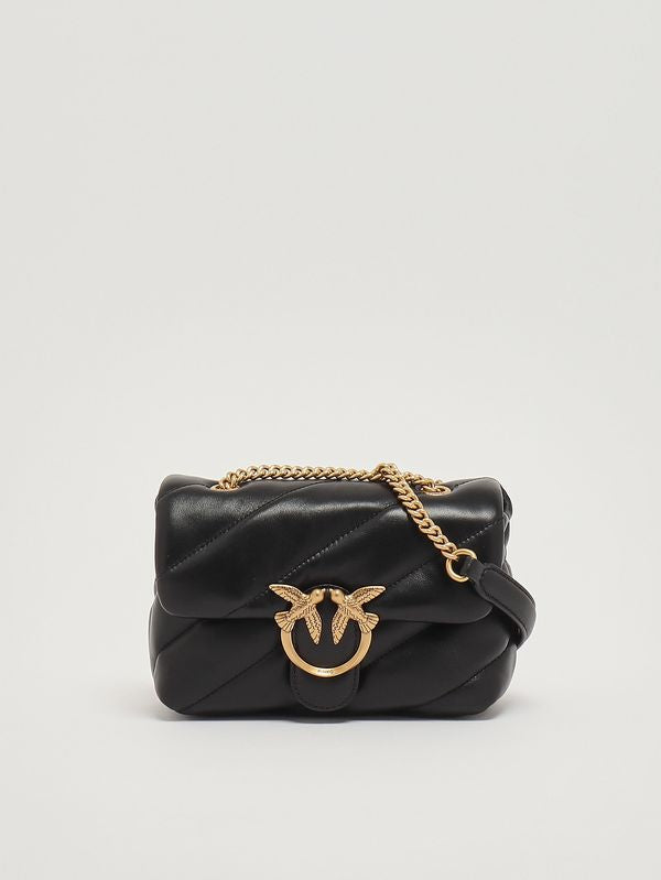Pinko Borsa donna Love Puff Mini in pelle - Dimensioni: 22 x 16 x 9 cm 100% Leather
