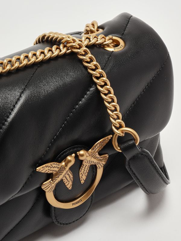 Pinko Borsa donna Love Puff Mini in pelle - Dimensioni: 22 x 16 x 9 cm 100% Leather